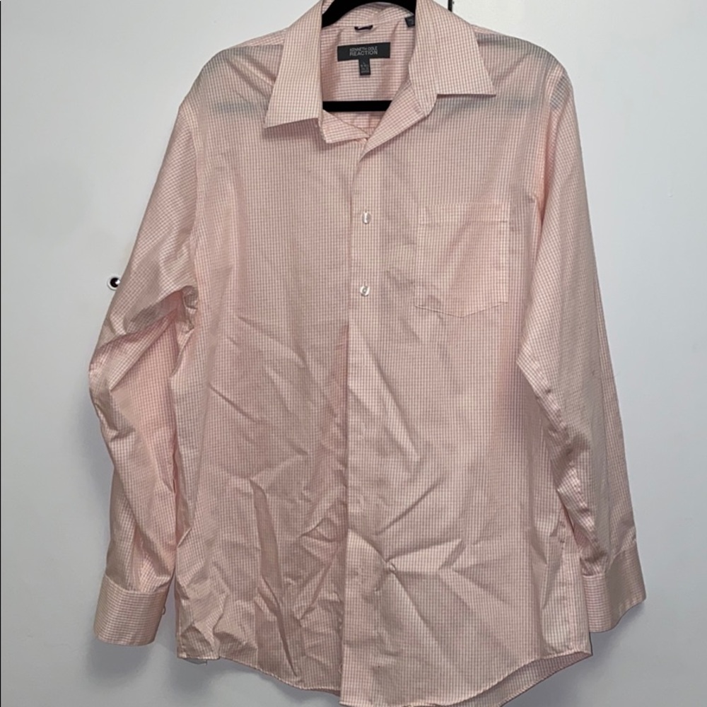Kenneth Cole Reaction Pocket Dress Shirt L